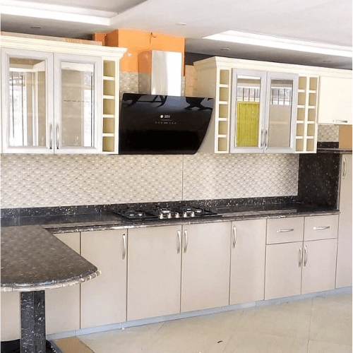 Installed Newmatic H86.9S kitchen Chimney Hood, and Inbuilt Hob
