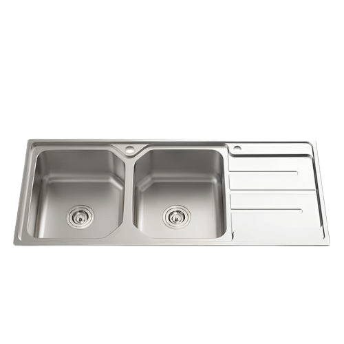 Newmatic Double 118 Ultra-Deep Bowl Kitchen Sink