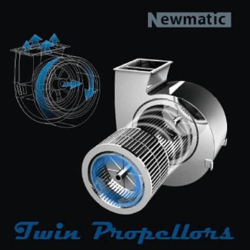 Powerful Twin Propellers for all Newmatic Hoods