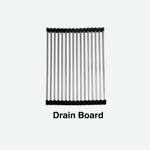 Newmatic Double H84 Handcrafted Kitchen Sink Drain Board
