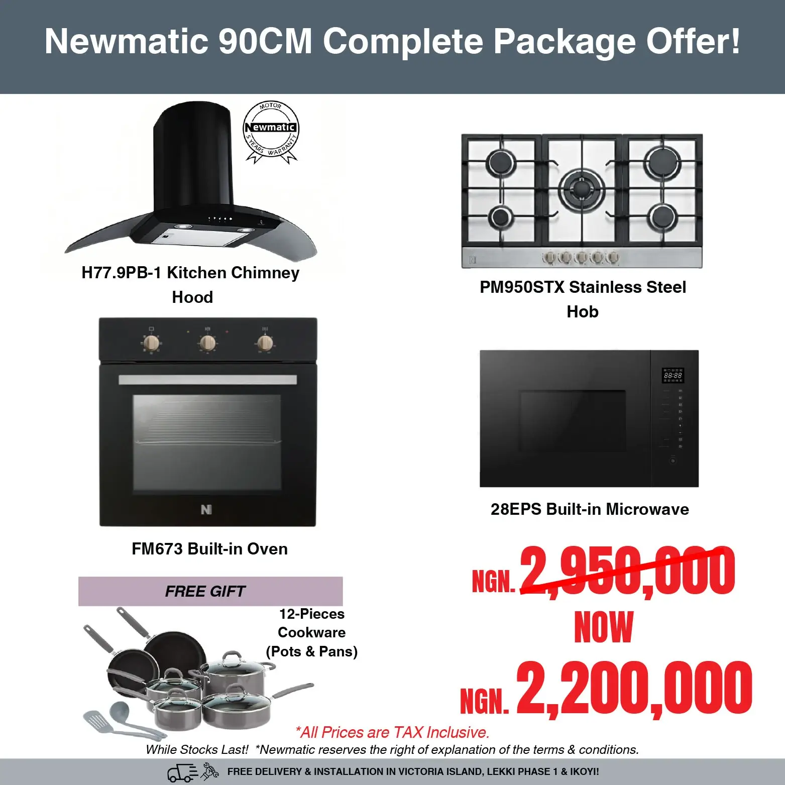 Newmatic Kitchen Appliances on Sale in Lagos-1