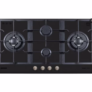 PM940STTNB Built-in Gas Cooker Hob with Nano Coat
